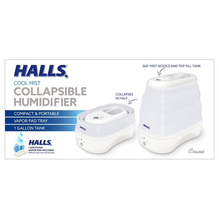Crane Baby - Wholesale Air Humidifier - Crane x HALLS® Collapsible Cool Mist Humidifier