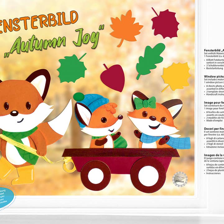 Raamfoto „Autumn Joy” voor wholesale door URSUS® / Buntpapierfabrik Ludwig Bähr GmbH & Co. KG
