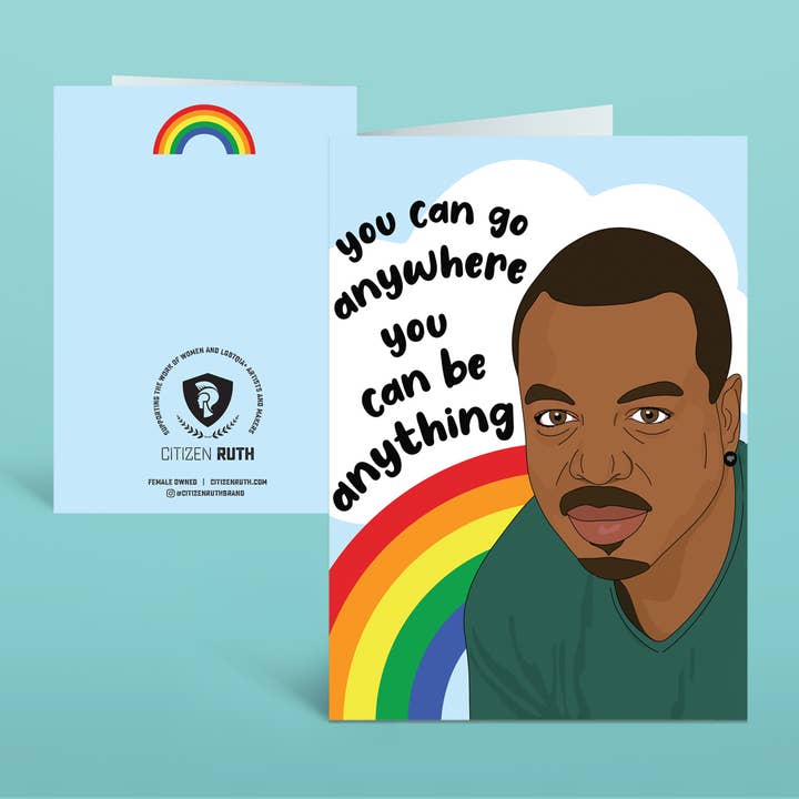 Citizen Ruth - Wholesale Everyday Greeting Card - Lavar Burton Reading Rainbow card