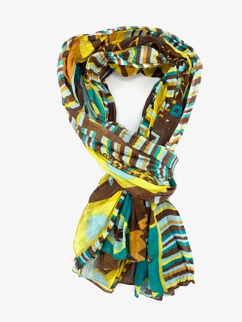 Maison Unik Accessoires - Wholesale Head Scarf - Women's - Scarf, cheche, shawl, pareo 100% Indian cotton - unisex2