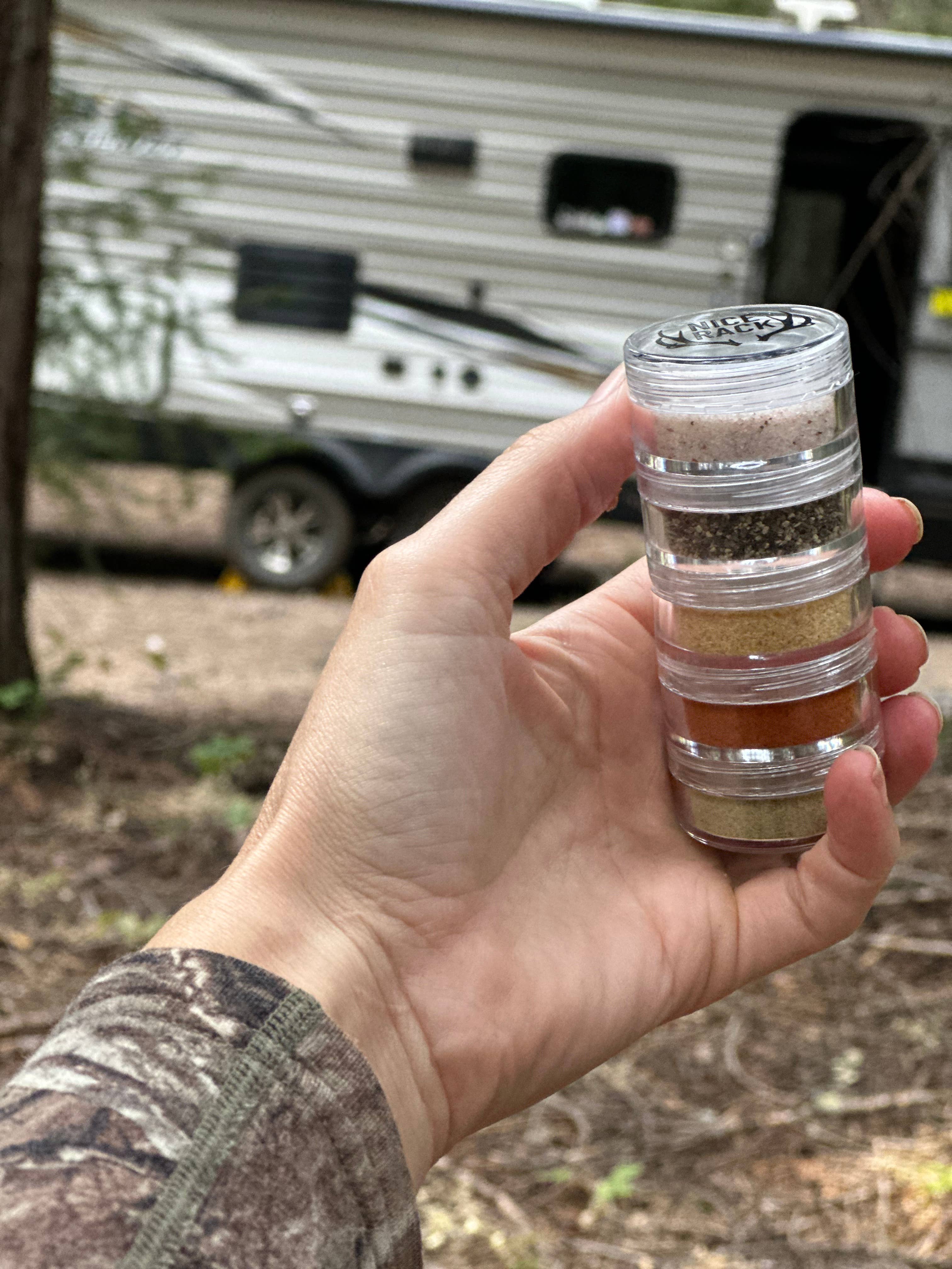 WILD ATOMS - Wholesale Spice Rack - NICE RACK Mini Camp Spice Gift Set Spice Reusable Travel11