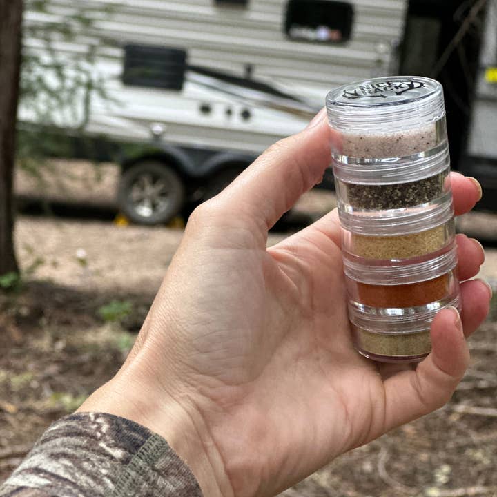 WILD ATOMS - Wholesale Spice Rack - NICE RACK Mini Camp Spice Gift Set Spice Reusable Travel11