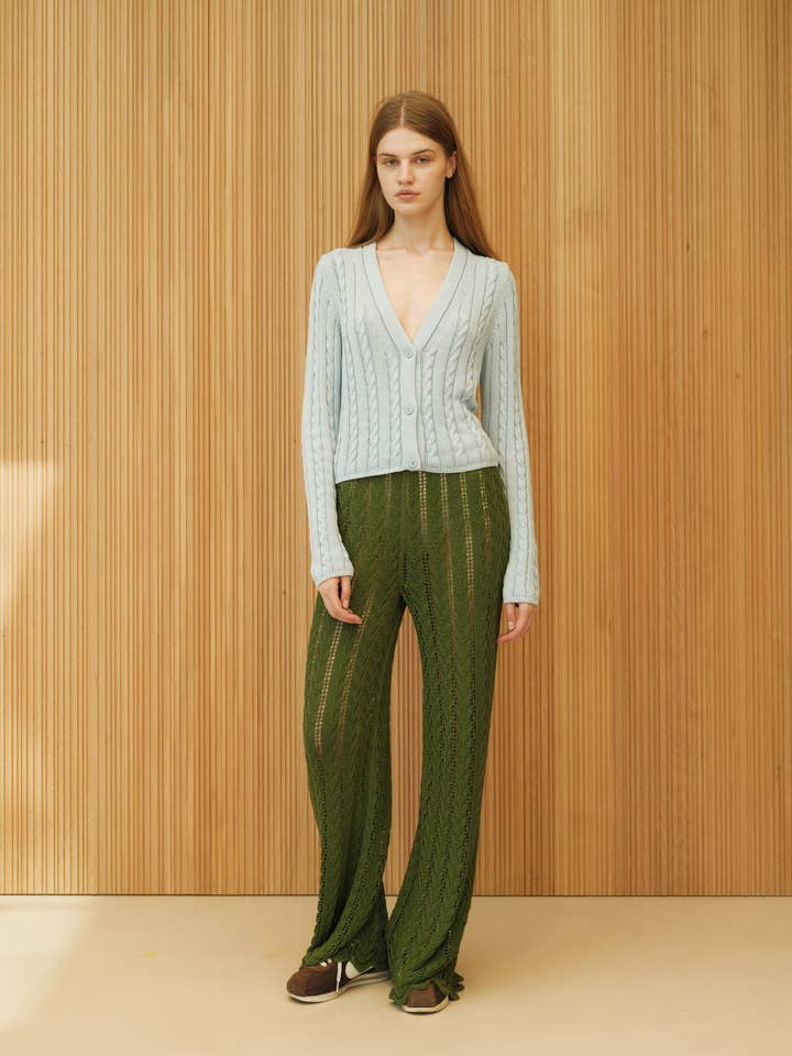 Lèmme - Wholesale Pants - Women's - Fine Cotton Crochet Zig Zag Pants7