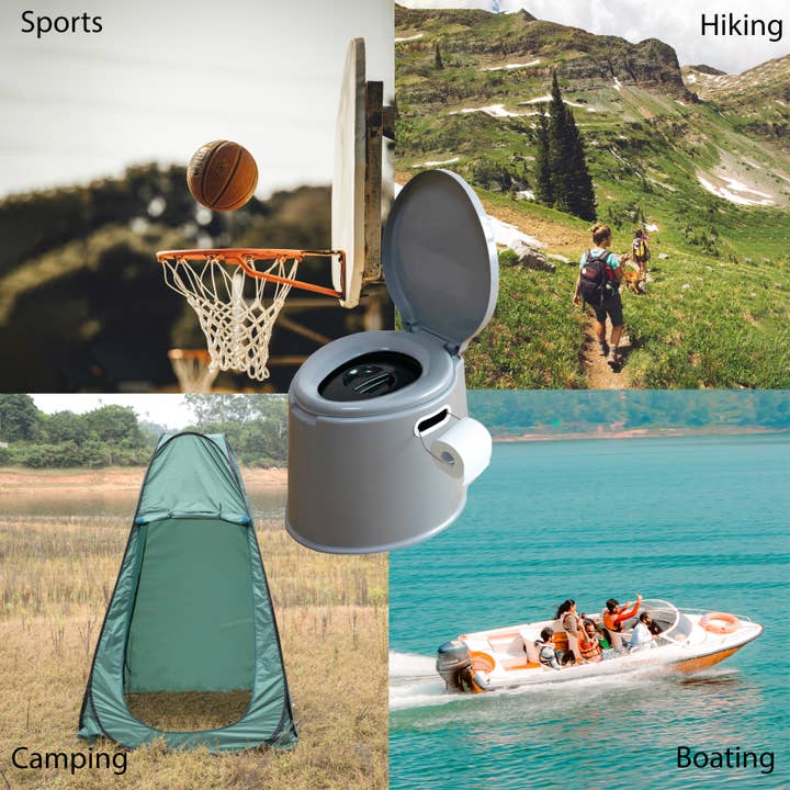 Quickway Imports - Wholesale Travel Set - Portable Travel Toilet For Camping and Hiking With Bag4