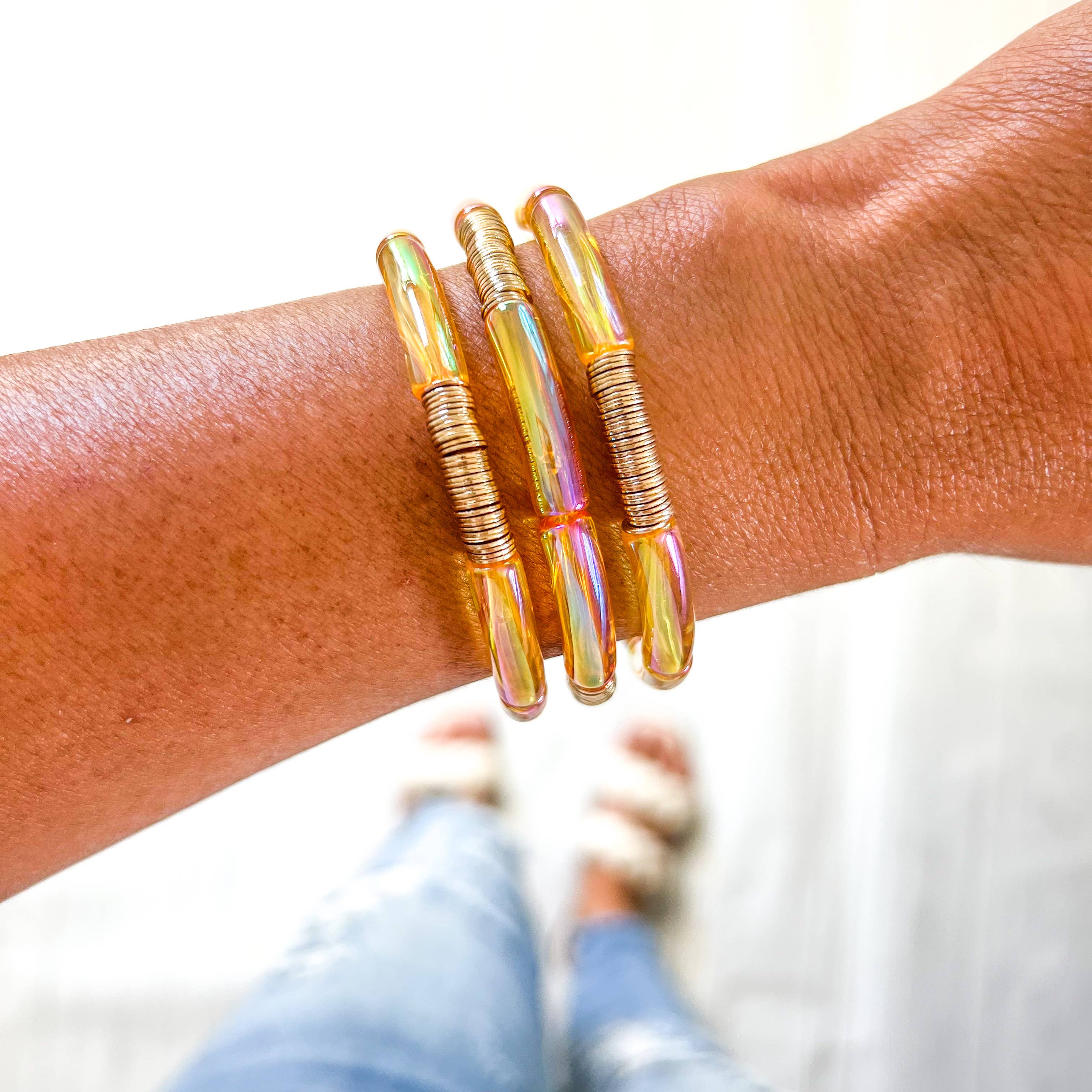 Savvy Bling - Wholesale Beaded Bracelet - Metallic Tube Bracelets87