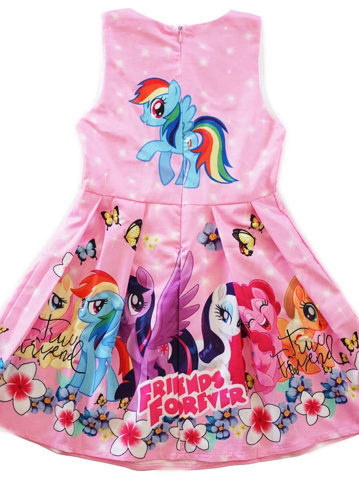 Wenchoice - Wholesale Dress - Kids - Pink My Little Pony Friends Forever A-Line Cotton Dress1