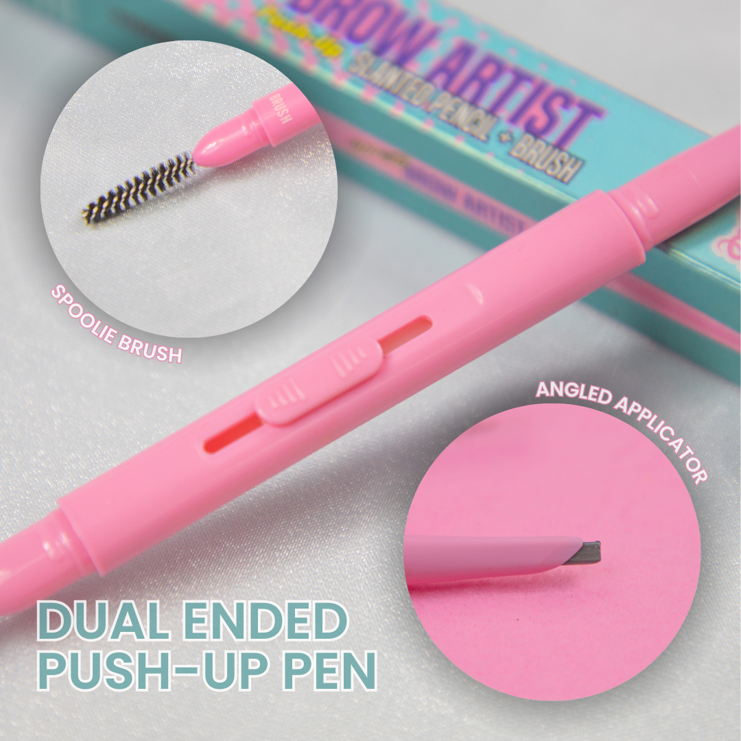 Rude Cosmetics - Wholesale Eyebrow Pencil/Filler - Ultimate Brow Artist Push-Up Slanted Pencil & Brush5
