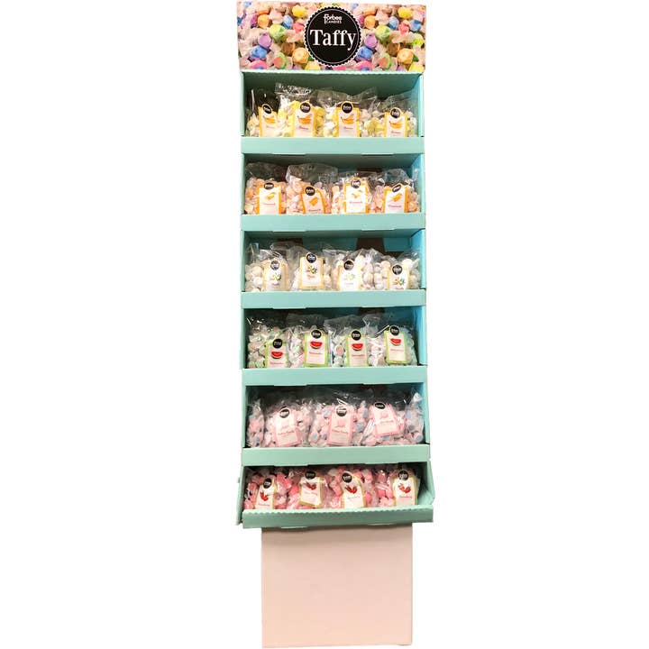 ET Products - Wholesale Retailer Display - Food & Drink - Forbes Salt Water Taffy 72-Unit Display