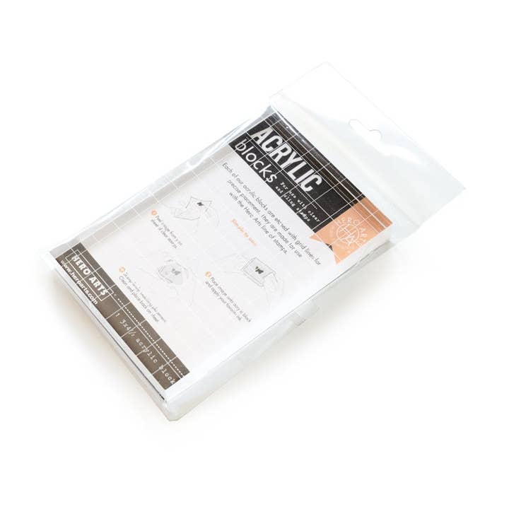 Hero Arts 3" x 4.5" Acrylic Block for wholesale by Hero Arts + Spellbinders Wholesale