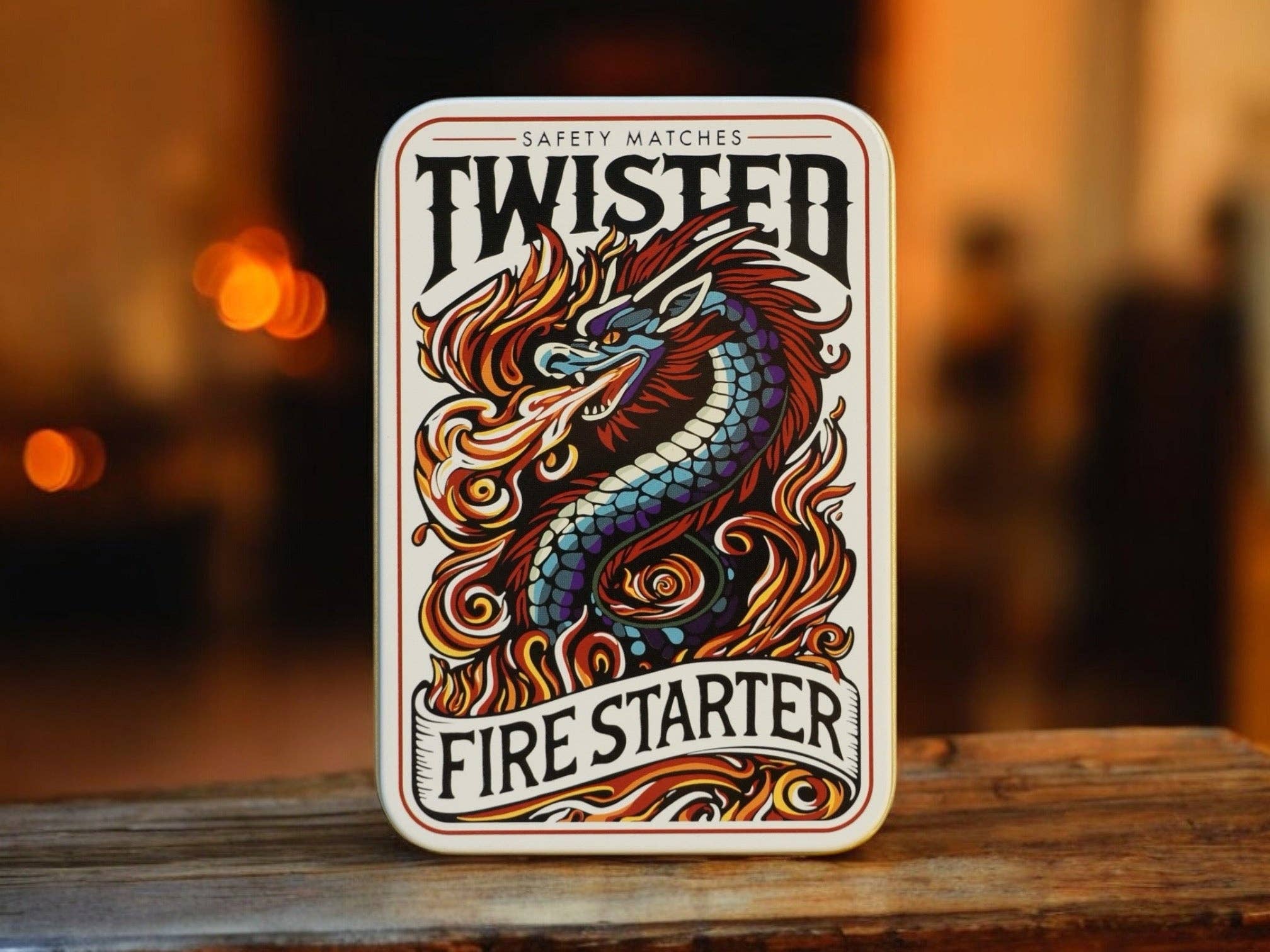 TINIT - Wholesale Match Holder - TINIT's 'Strike a Light' Match Tin5