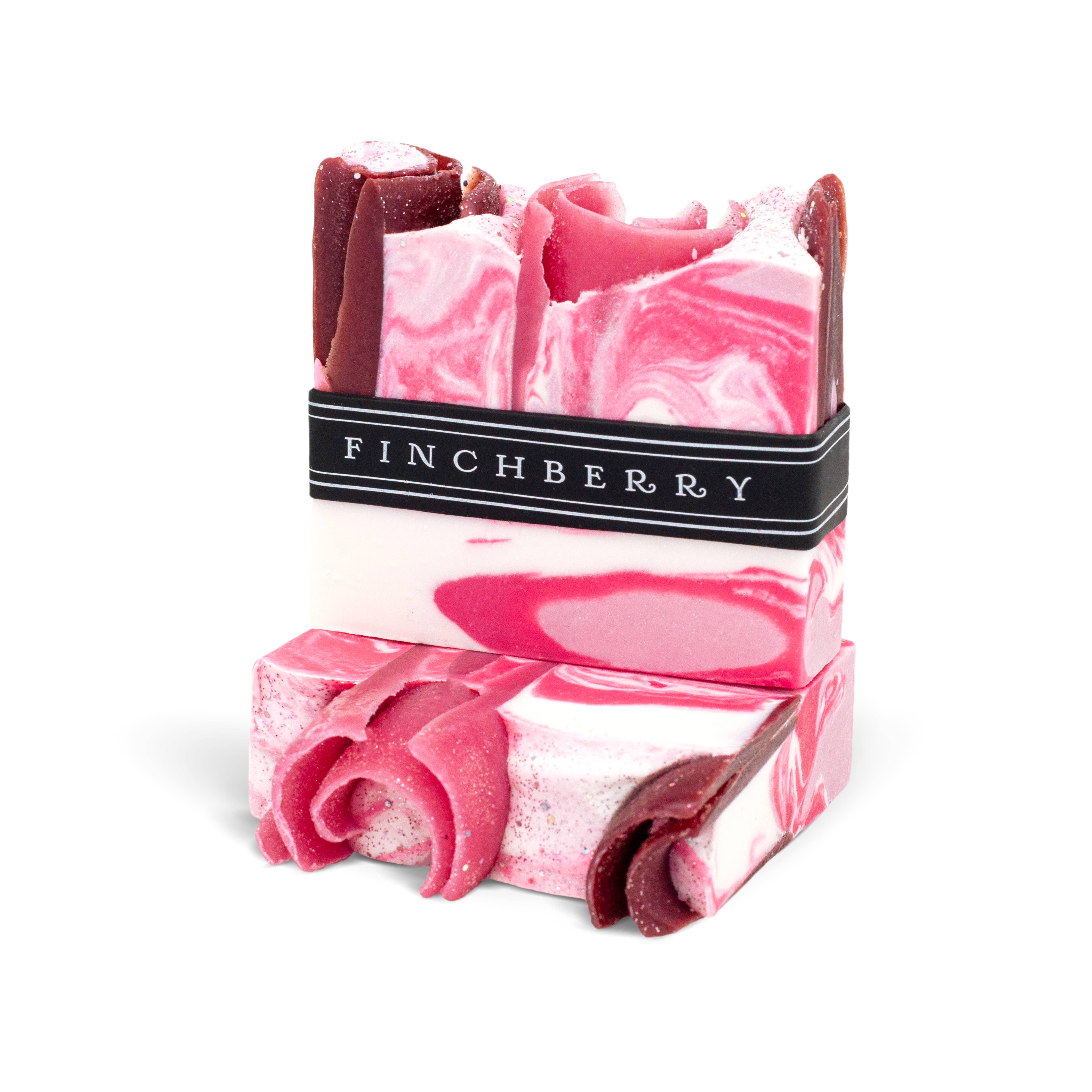FinchBerry - Wholesale Bar Soap - Rosey Posey Romantic Rose Scented Open-Stock Soap1