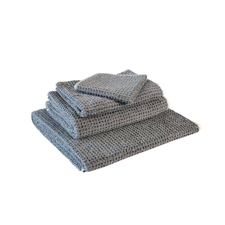 Waffle Gray Tweed 4 or 3 Pc. Set for wholesale by Turkish Towel Collection