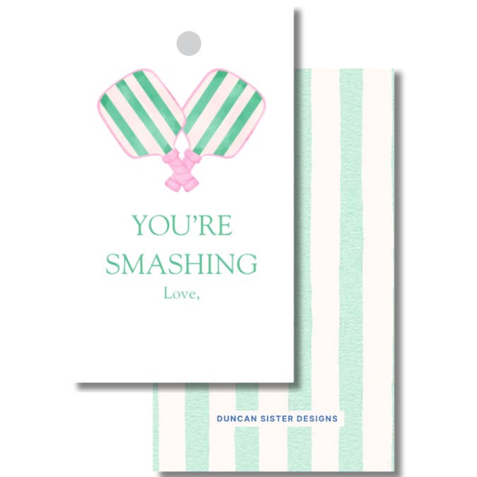 Étiquettes-cadeaux Pickle Ball – Lot de 8, Fabriqué aux États-Unis pour la vente par Duncan Sister Designs