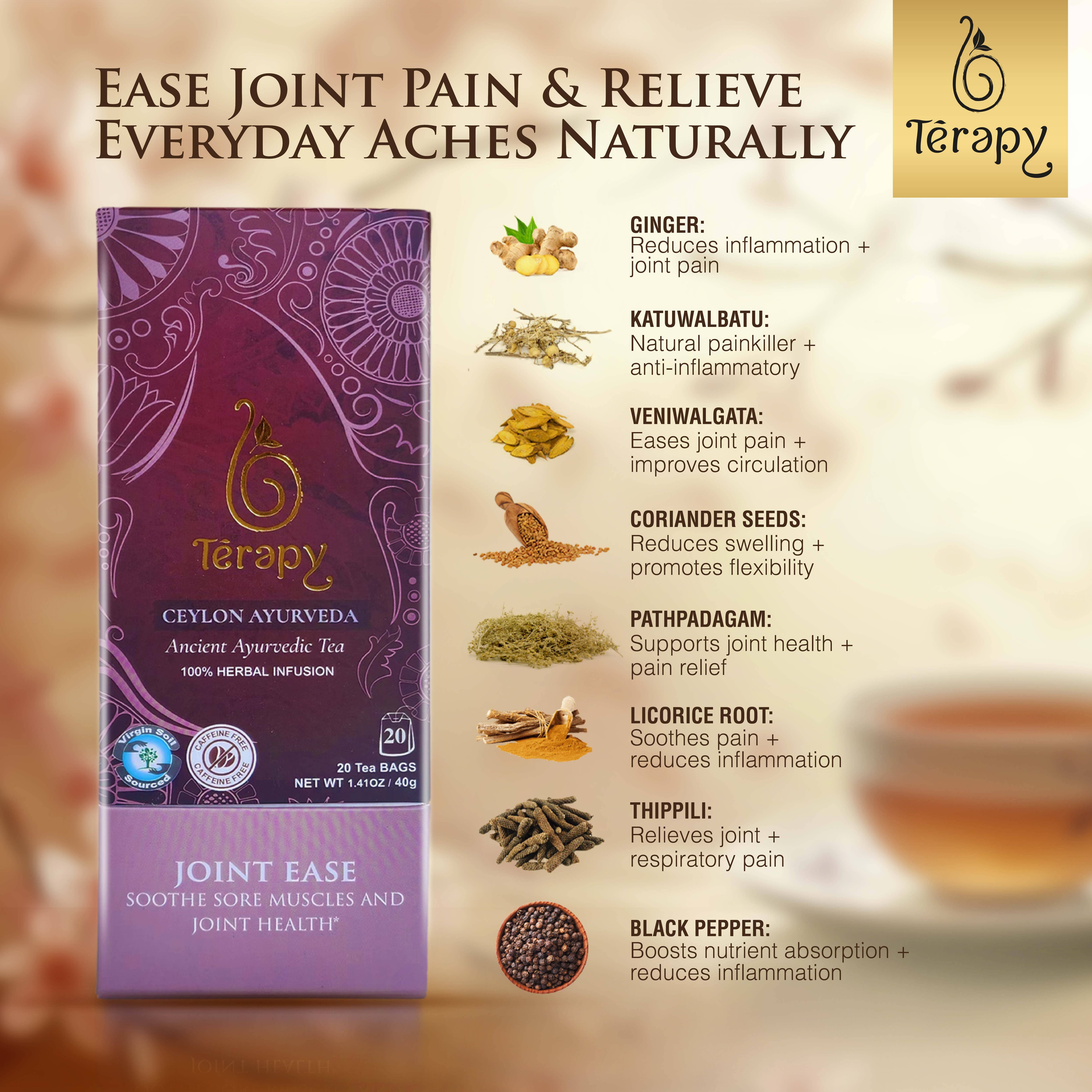 Terapy Ceylon Tea - Wholesale Health/Detox Tea - Joint Ease Ayurveda Tea1