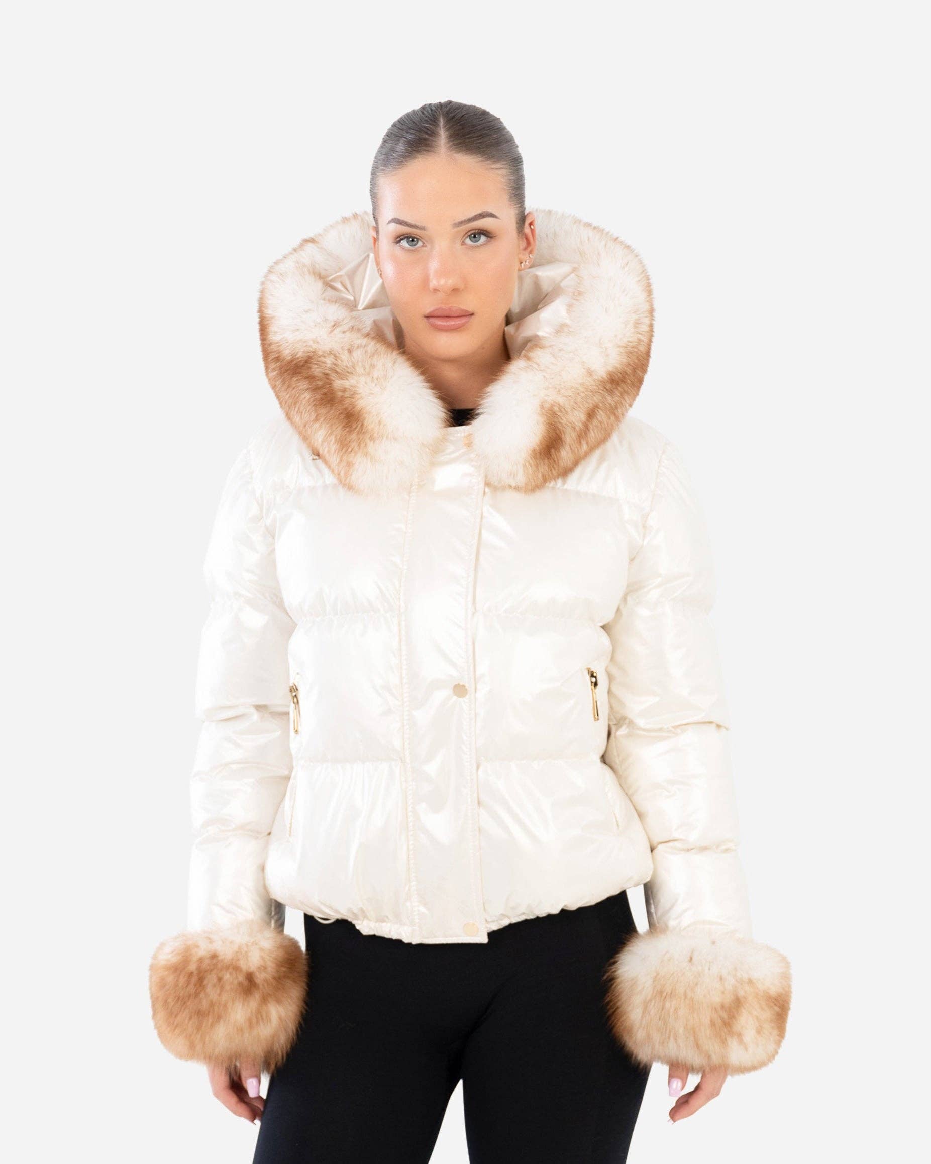 Cuir Dimitri - Wholesale Puffer Jacket - Women's - Celya Down Puffer