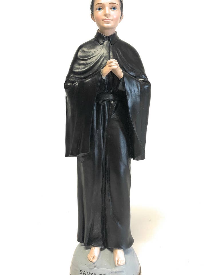 Statue of Saint Gemma Galgani in resin cm. 30 for wholesale by Costa Articoli Religiosi