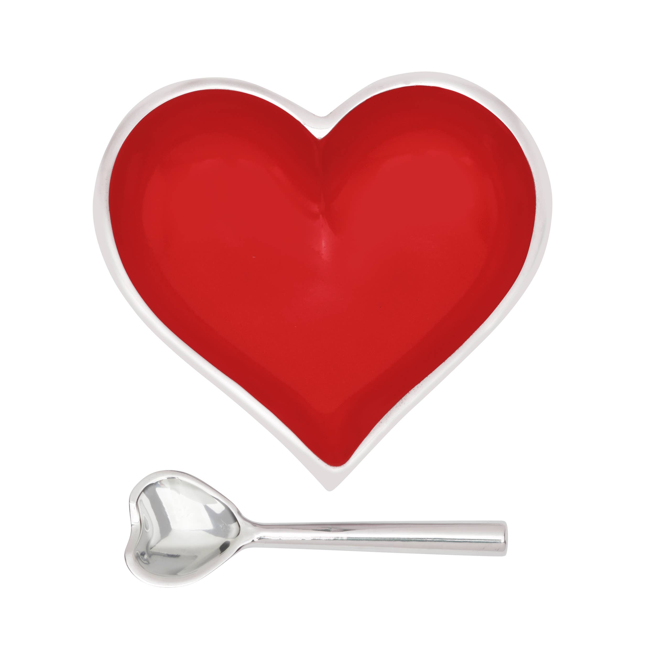 Inspired Generations - Wholesale Serve Bowl - Happy Red Heart with Heart Spoon
