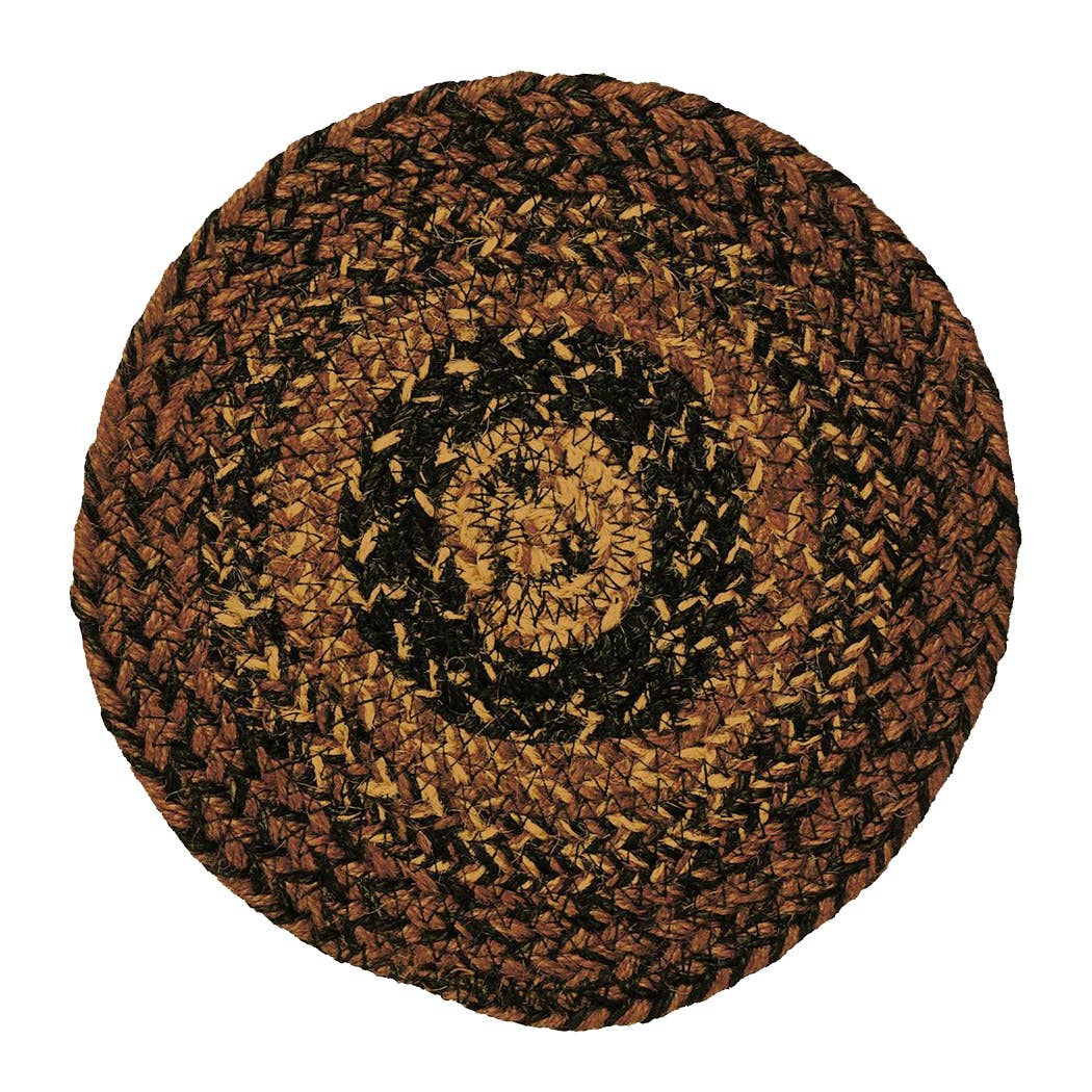 IHF HOME DECOR/IHF RUGS - Wholesale Area Rug - Cappuccino Braided Jute Area Rug & Table top BR-201

13