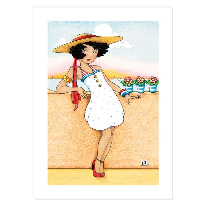 Mary Engelbreit Studios - Wholesale Postcard Set - Sunkissed Shores Beach Postcards6