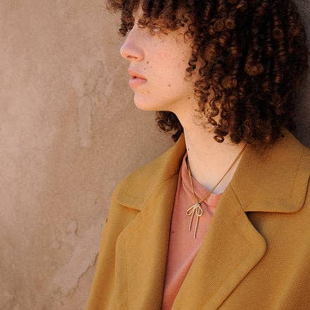 Watersandstone - Wholesale Pendant/Charm Necklace - LITTLE BOW necklace1