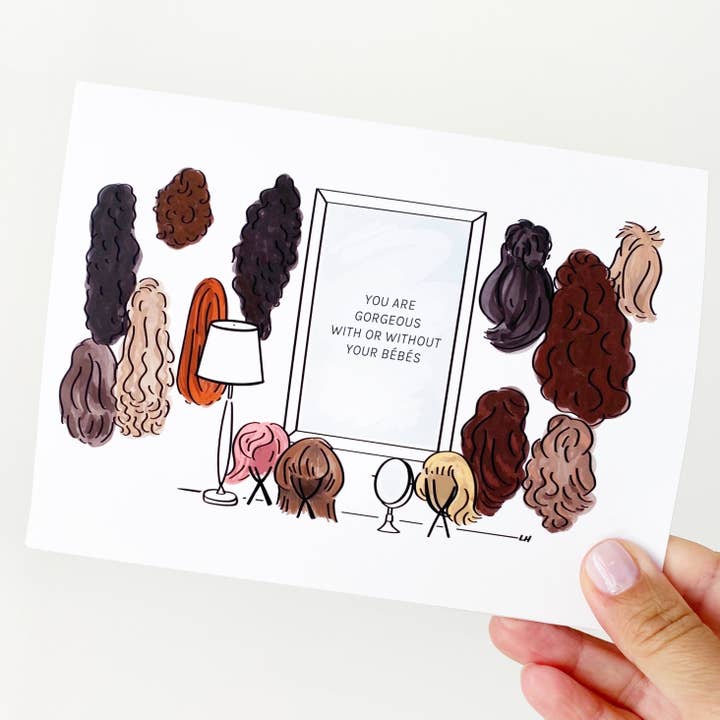 CLEA KICKS CANCER | CARTE DE VŒUX MOIRA pour la vente par Love & Lion