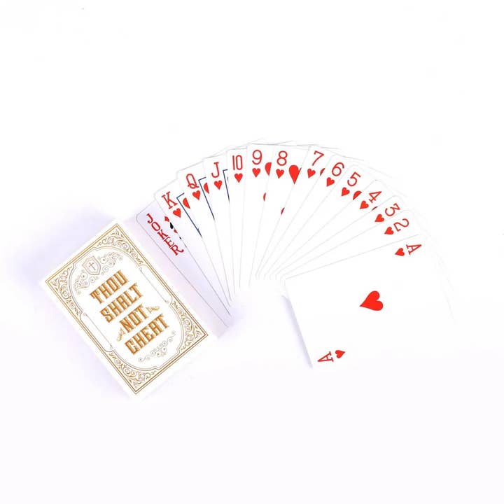 Swanson Christian Products - Wholesale Playing Cards - Playing Cards Traditional Thou Shalt 3Pk