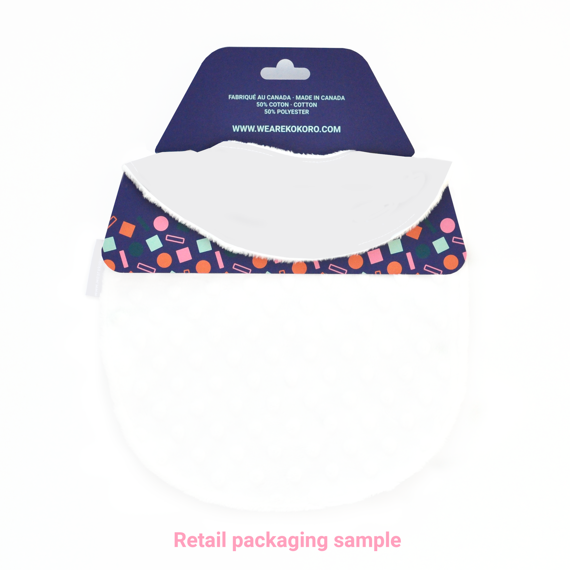 Kokoro - Wholesale Bib - Baby - Damask Classic Bib | Cotton, Minky, Pink | Baby Feeding Bib2