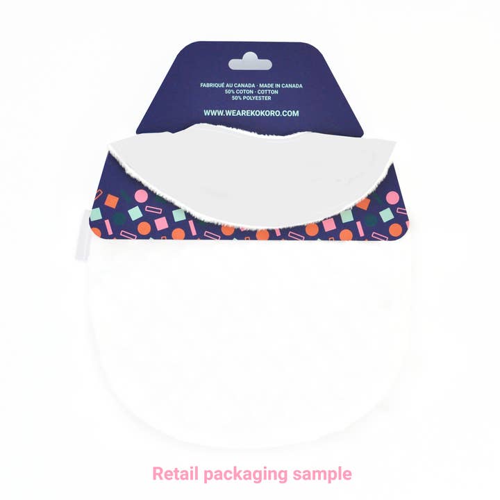 Kokoro - Wholesale Bib - Baby - Damask Classic Bib | Cotton, Minky, Pink | Baby Feeding Bib2