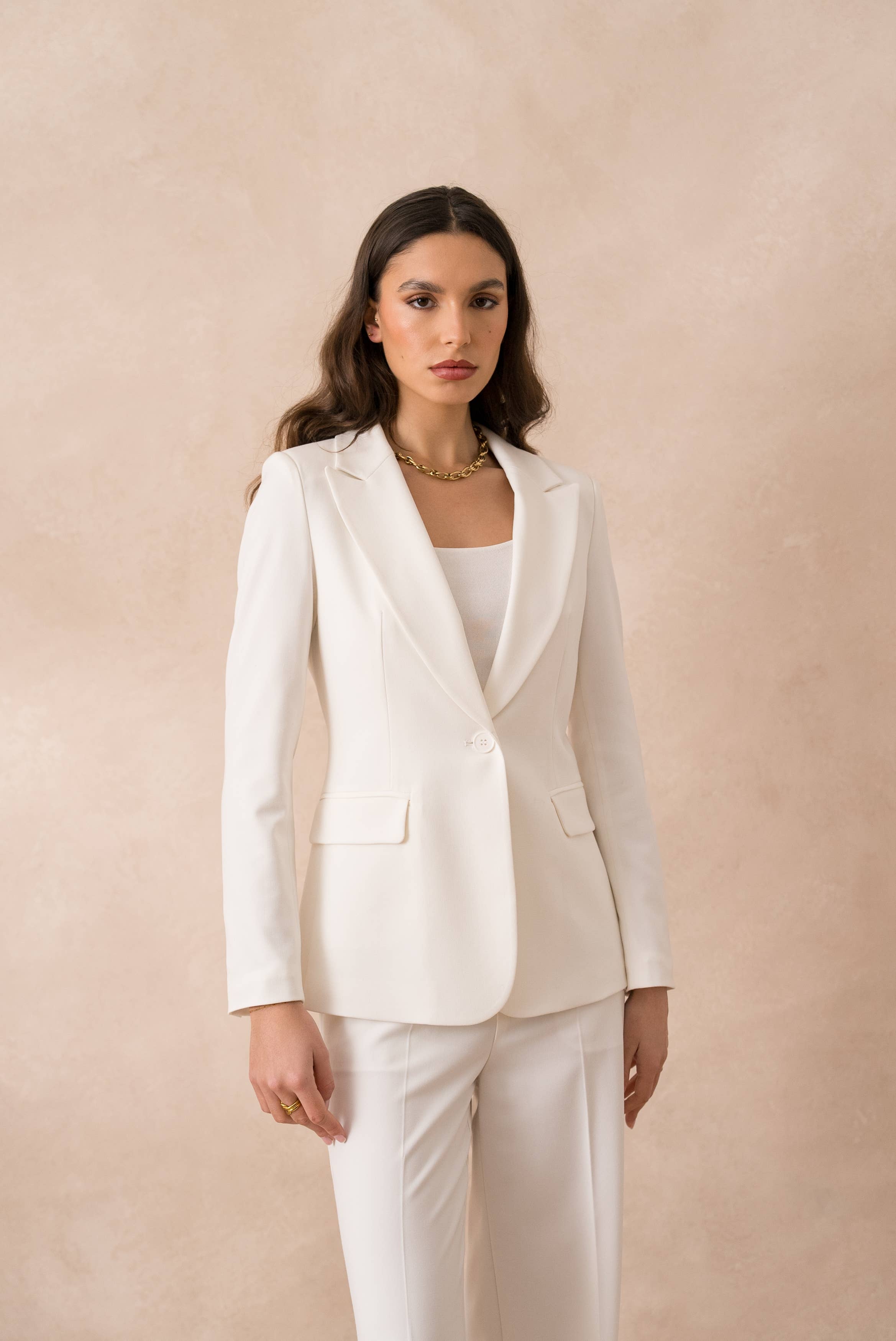 Attentif Paris – wholesale Kostymjacka – Dam – Heather figursydd kavaj för dam58