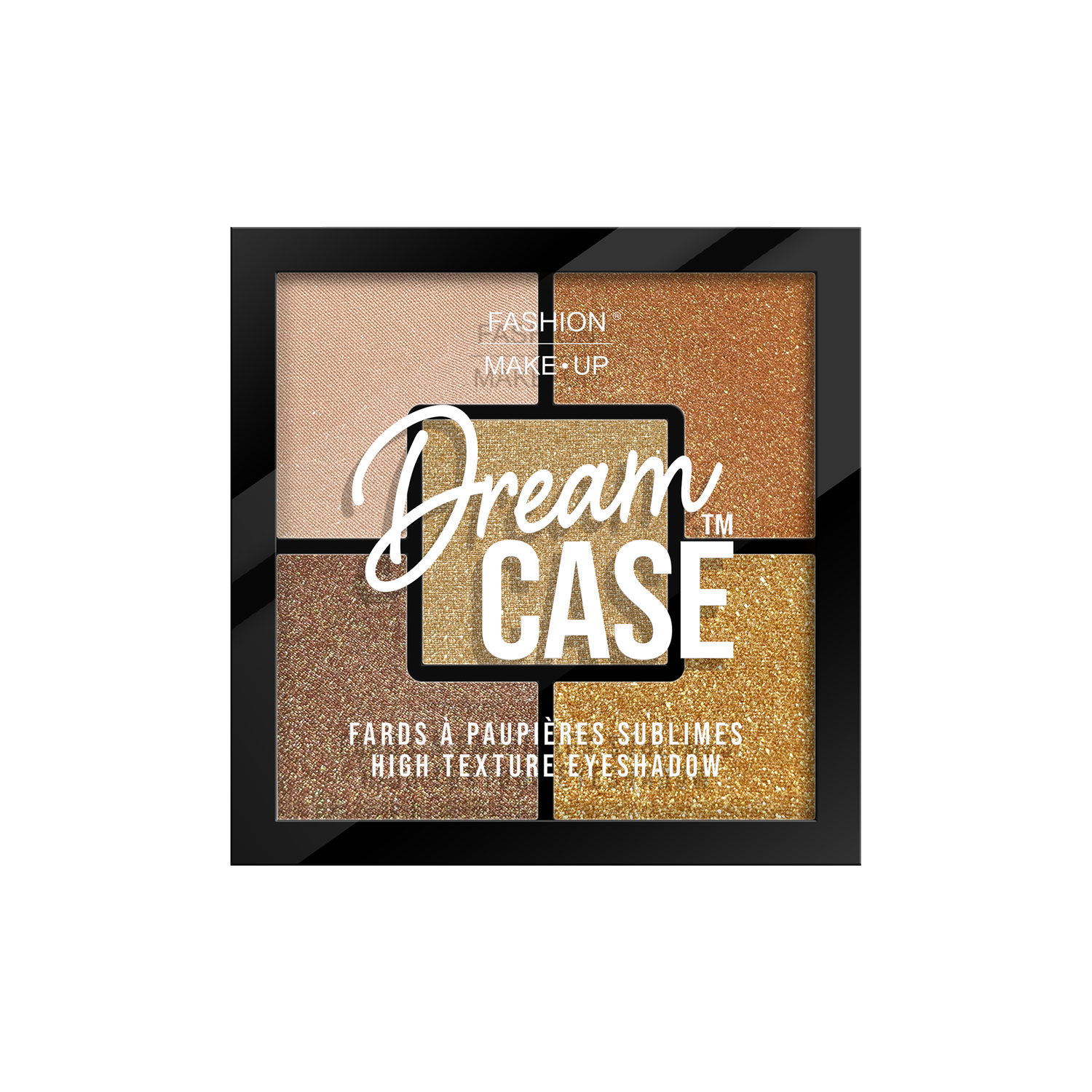 BEAUTY FOULE DIFFUSION - Wholesale Face Makeup Palette - EYESHADOW PALETTE "DREAMCASE" No. 04 DREAM GOLD FMU0