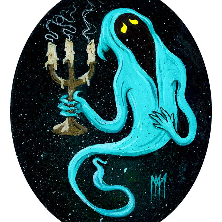 Meagan Meli Illustration - Wholesale Art Print - Forlorn Specter Giclee Print