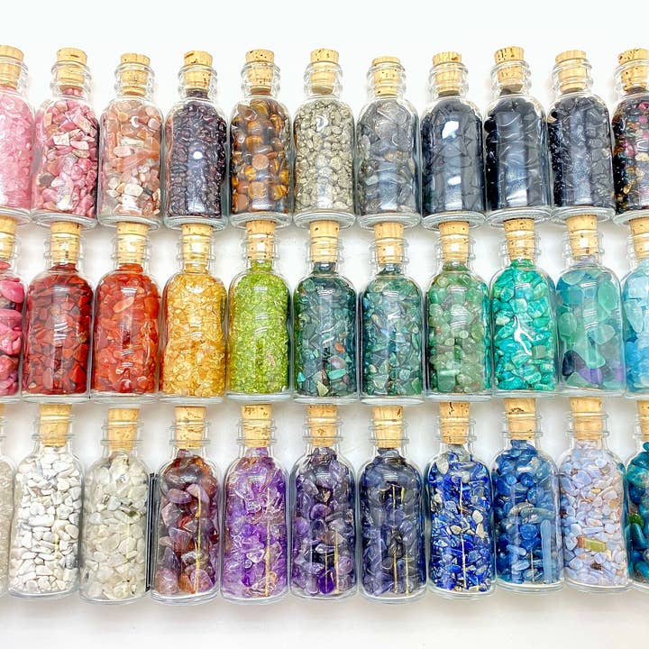 Natural Gemstone Chips in a Bottle -70 stone types available and other Purchase Wholesale stone chips. Free Returns & Net 60 Terms on Faire trending on Faire.