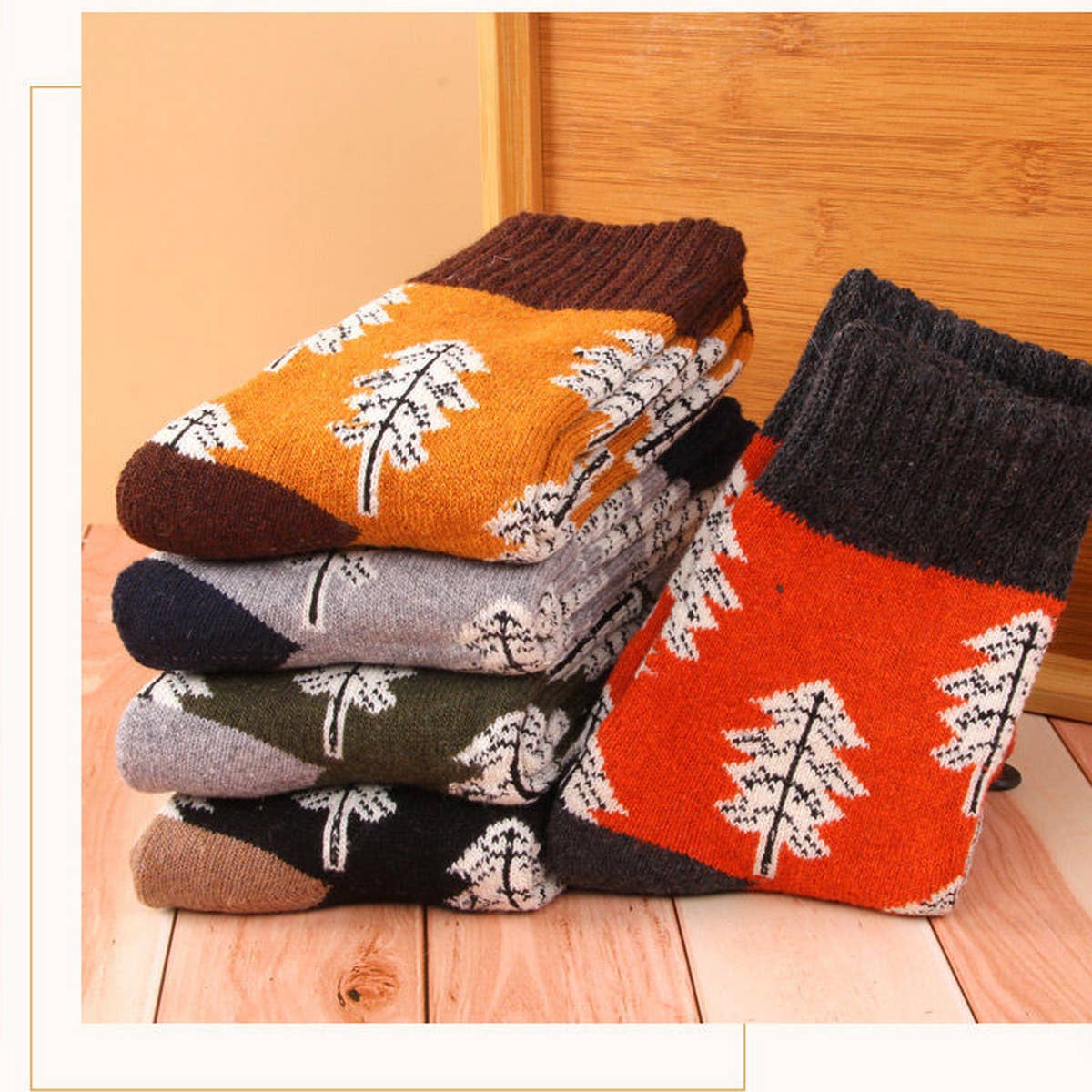 ACCITY - Wholesale Socks - Unisex - 2024 NEW LOVE DEER RABBIT 5 PAIRS SOCKS_CWMS070012