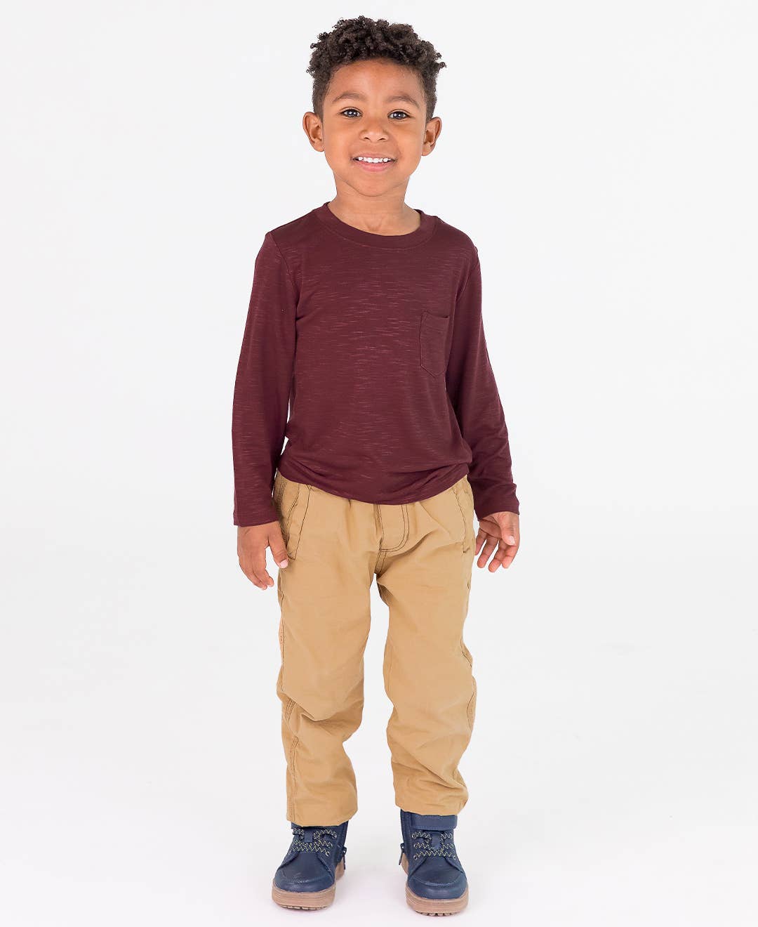 RuffleButts + RuggedButts - Wholesale Pants - Kids - Boys Dark Khaki Jogger Pants8