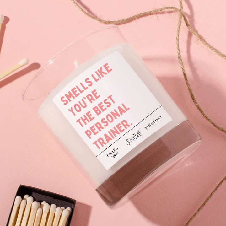 Best Personal Trainer Candle For PT Gym Trainer for wholesale by JaaM