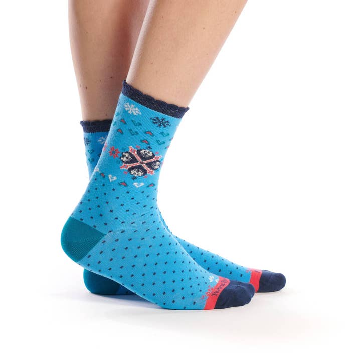 Crystal Red Ribbon Women's Socks for wholesale by Ruban Rouge