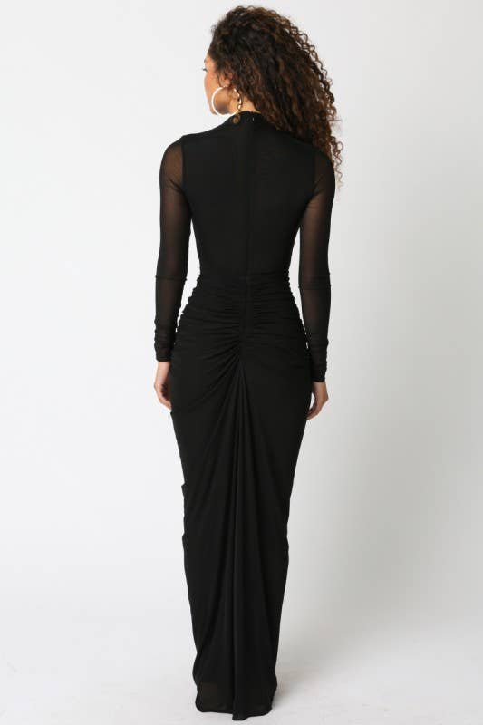 Black Miya Maxi Dress for wholesale on Faire3