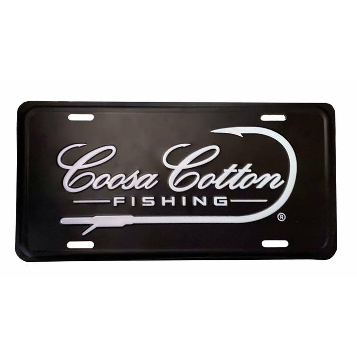 Plaque d'immatriculation - Noir Mat pour la vente par Coosa Cotton