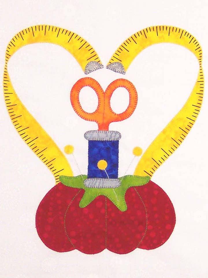 Stitch Quilt Block Pattern - Finished Size 12" for wholesale by Hissyfitz Designs