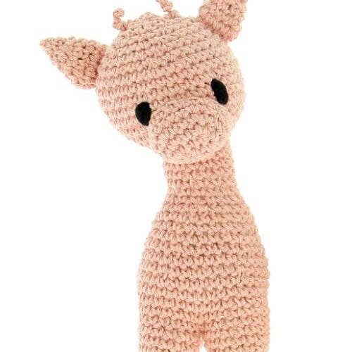 Hoooked Yarns - Wholesale Knitting/Crochet Supplies - DIY Crochet Kit Giraffe Ziggy Eco Barbante Apricot