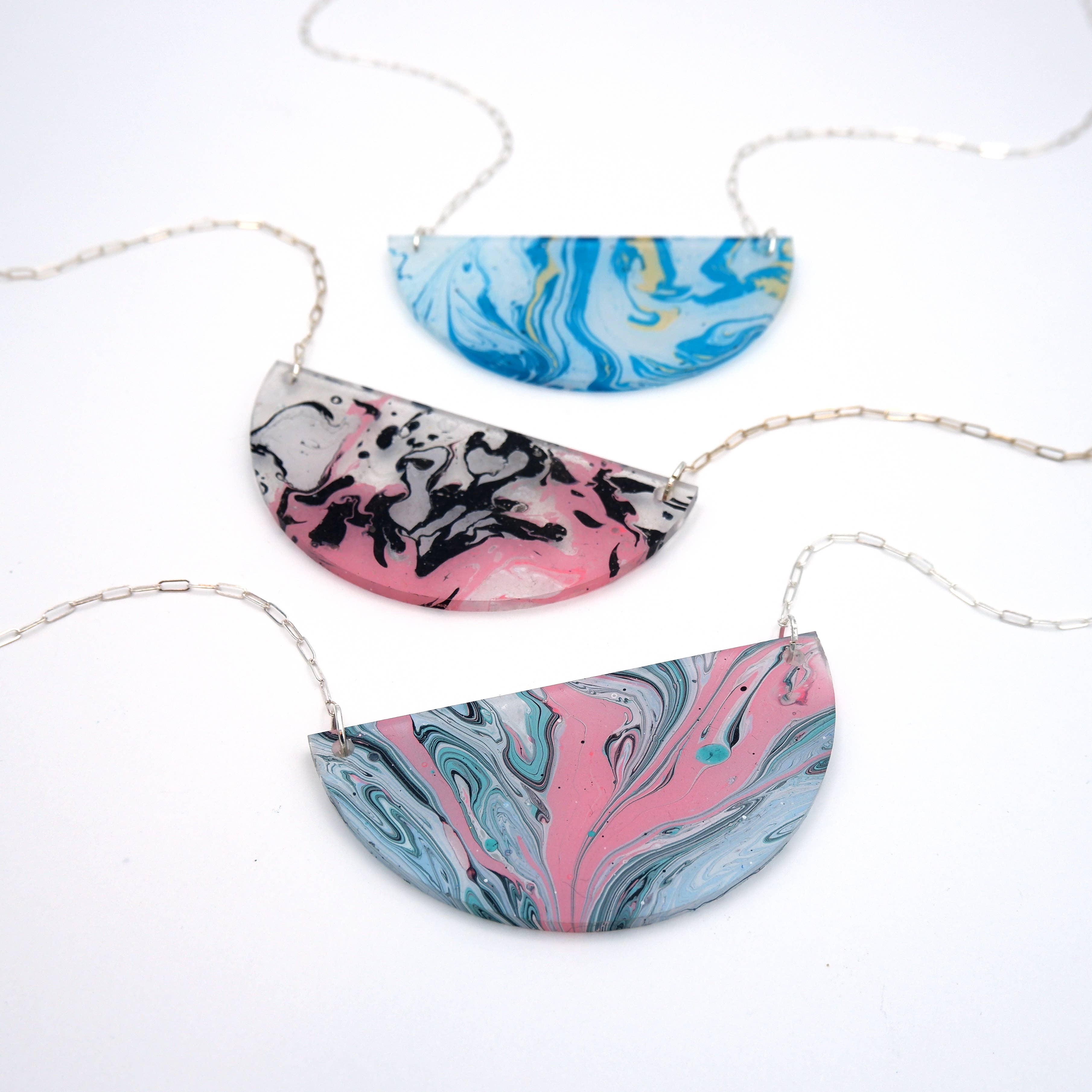 Grayjay Studio - Wholesale Pendant/Charm Necklace - Half Moon Pendant Necklace2