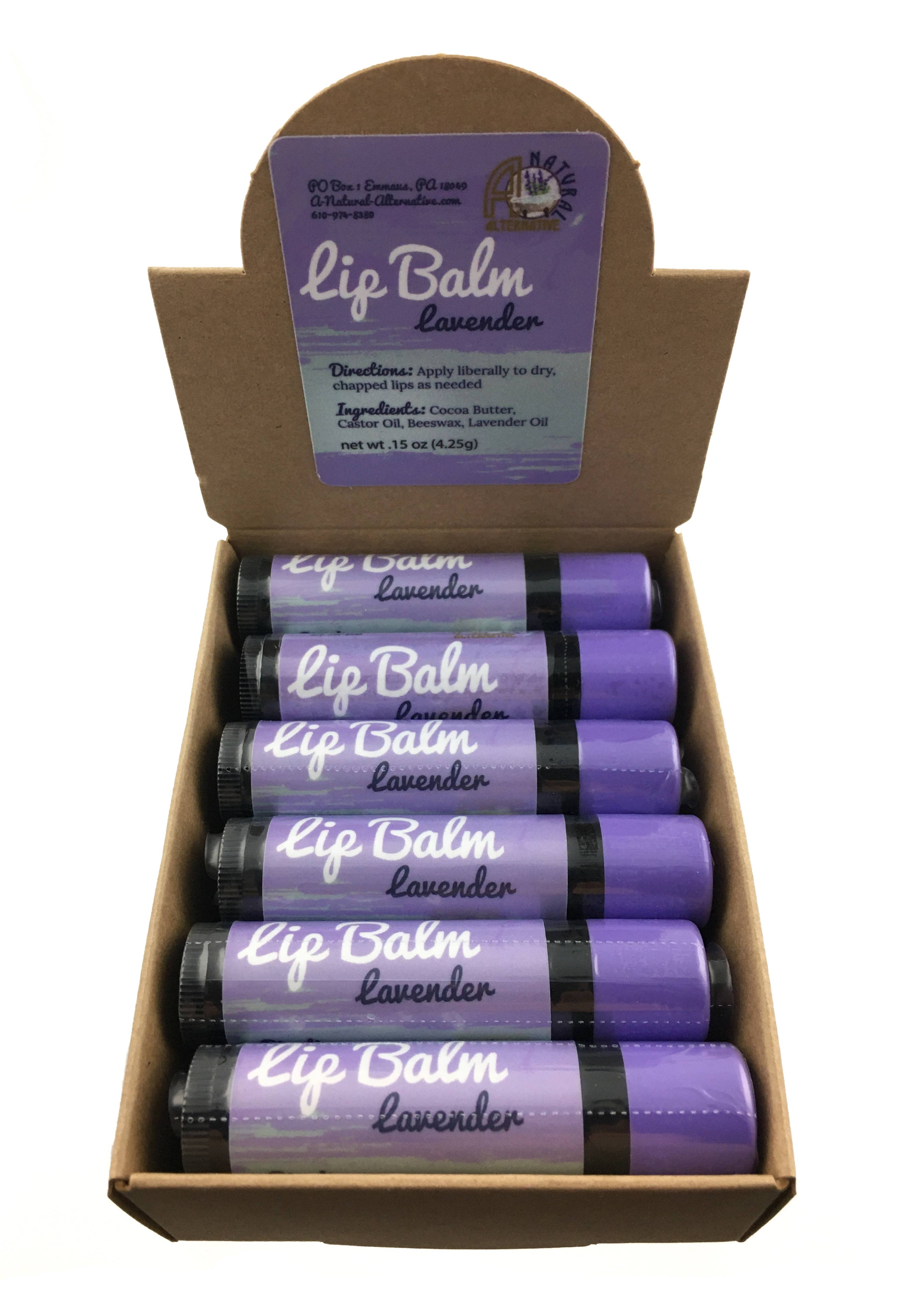 ANA Soaps - Wholesale Lip Balm - Lavender Lip Balm2