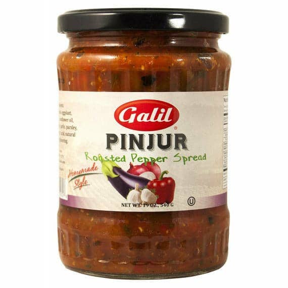 Pinjur | Roasted Pepper Bruschetta | 19 oz | Galil for wholesale by Galil Brands