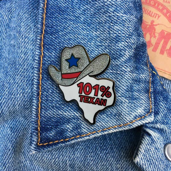 THE FOUND – Engroshandel Reversnål/knap – 101% Texansk Pin Texas1