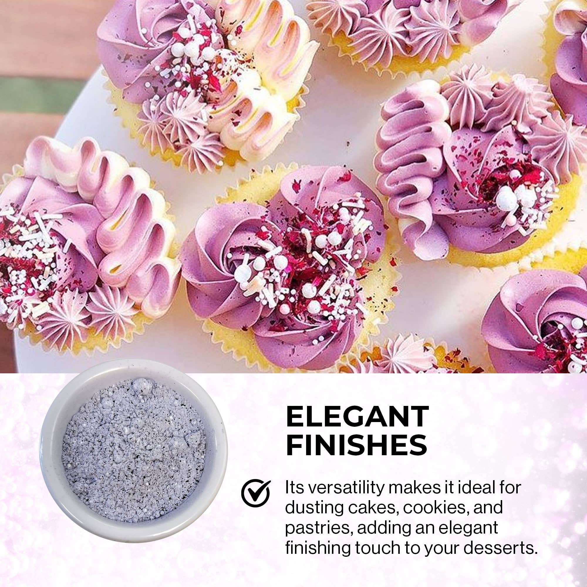 Ultimate Baker - Wholesale Sugar/Sweetener - Ultimate Baker Purple Powdered Sugar (1x1lb) 4