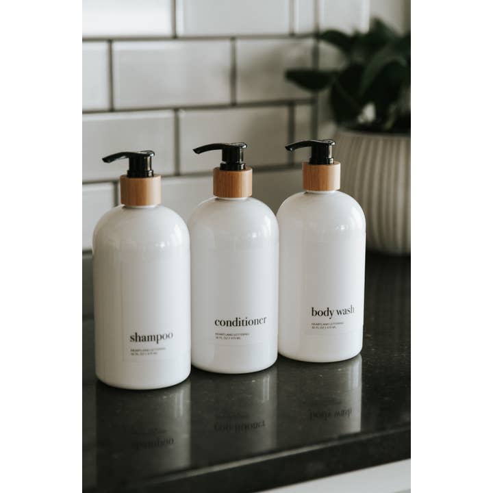 Joie Designs Co. | Refillable Bottles - Wholesale Soap Dispenser - Shampoo Bottles - Minimalist Decor - Bathroom Organization