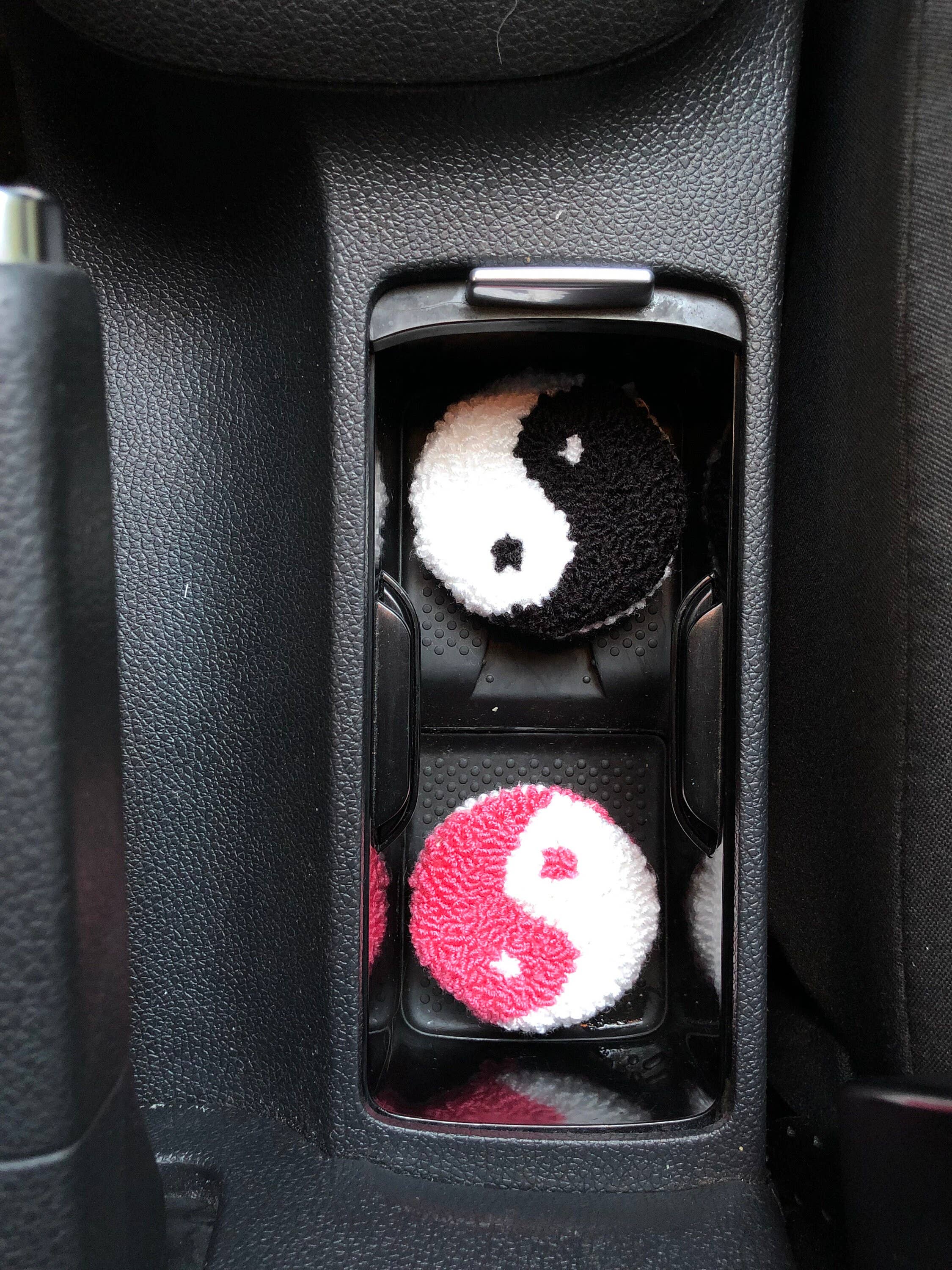 MUUDLAND – wholesale Car coaster – women's – Set Of 2 Car Coaster, Coaster For Car, Cute Frog Car AC2