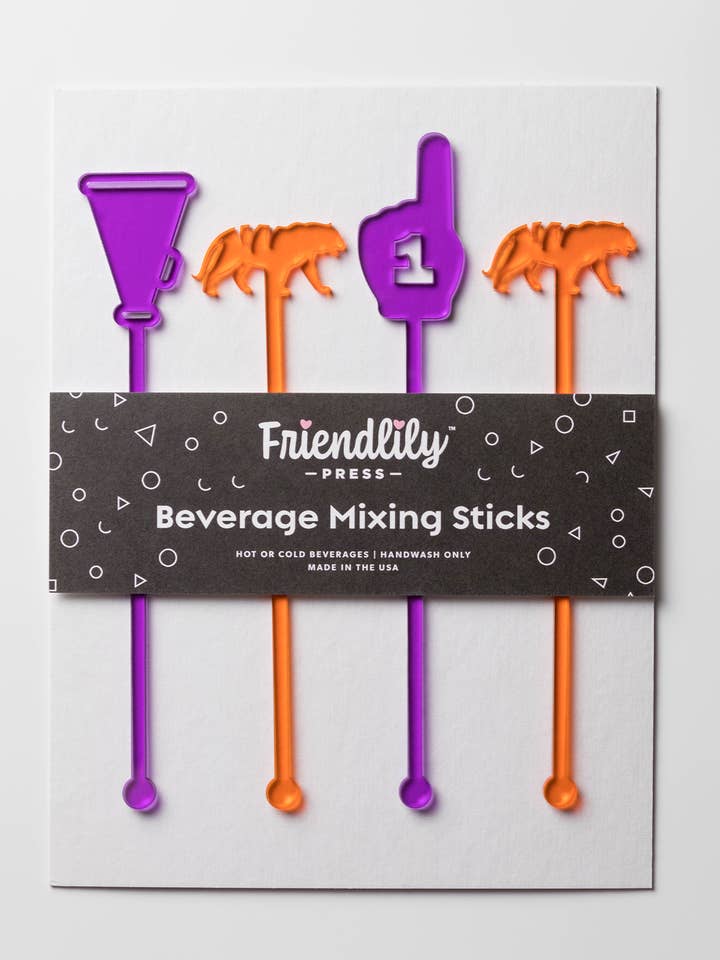 Clemson Teams Acrylic Collection for wholesale by Friendlily Press