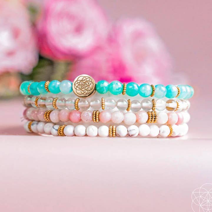 Pulsera para aliviar el estrés, paquete de 4 para venta al por mayor de Conscious Items