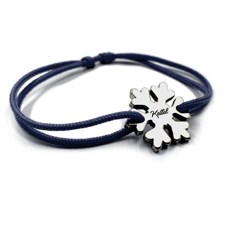 Pulsera Snowflake | Chapada en plata para venta al por mayor de Kettel